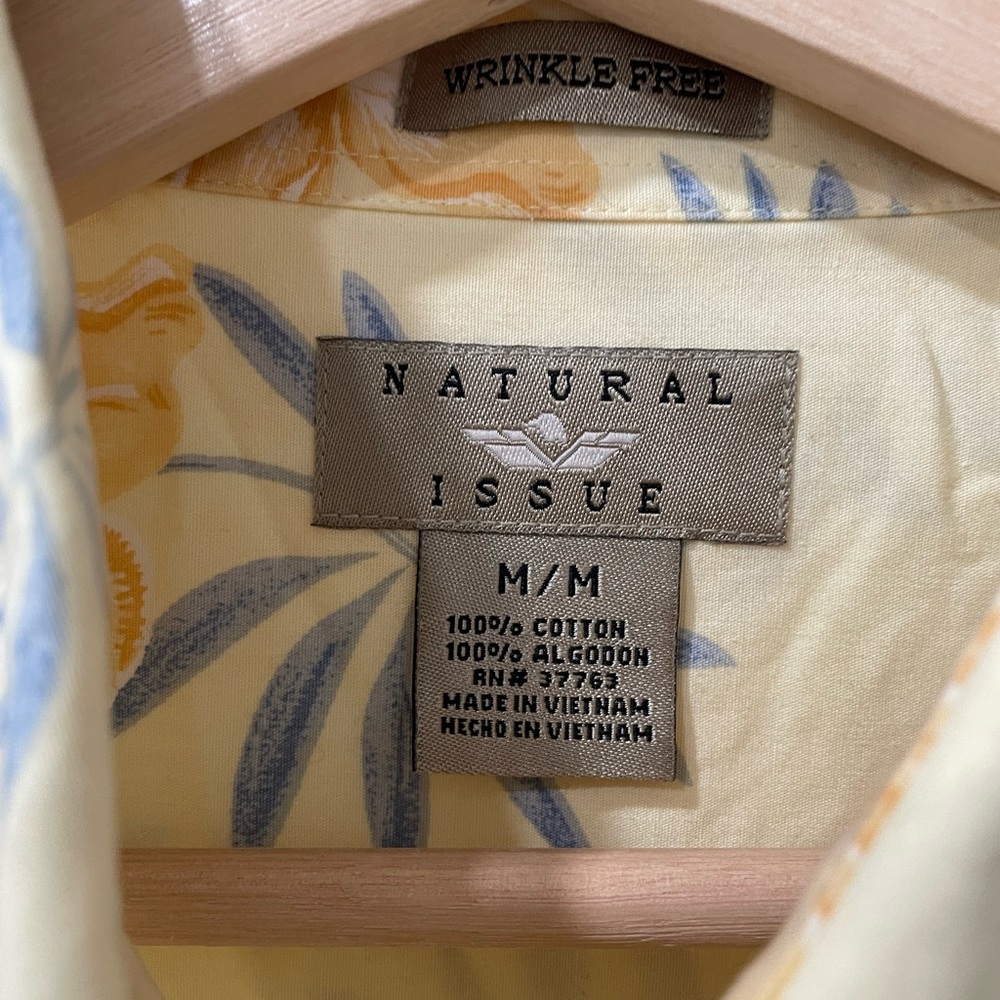 Natural Issue Button Up Size Medium - image 2